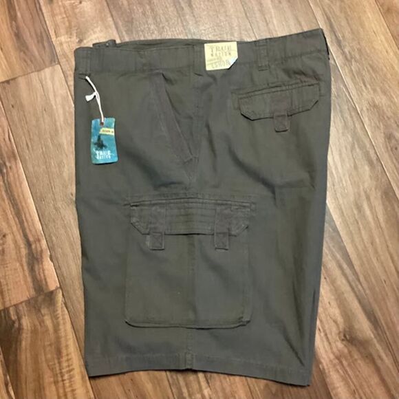 True Nation Men's Cargo Shorts in Washed Brown Size 52 NWT - Picture 8 of 10